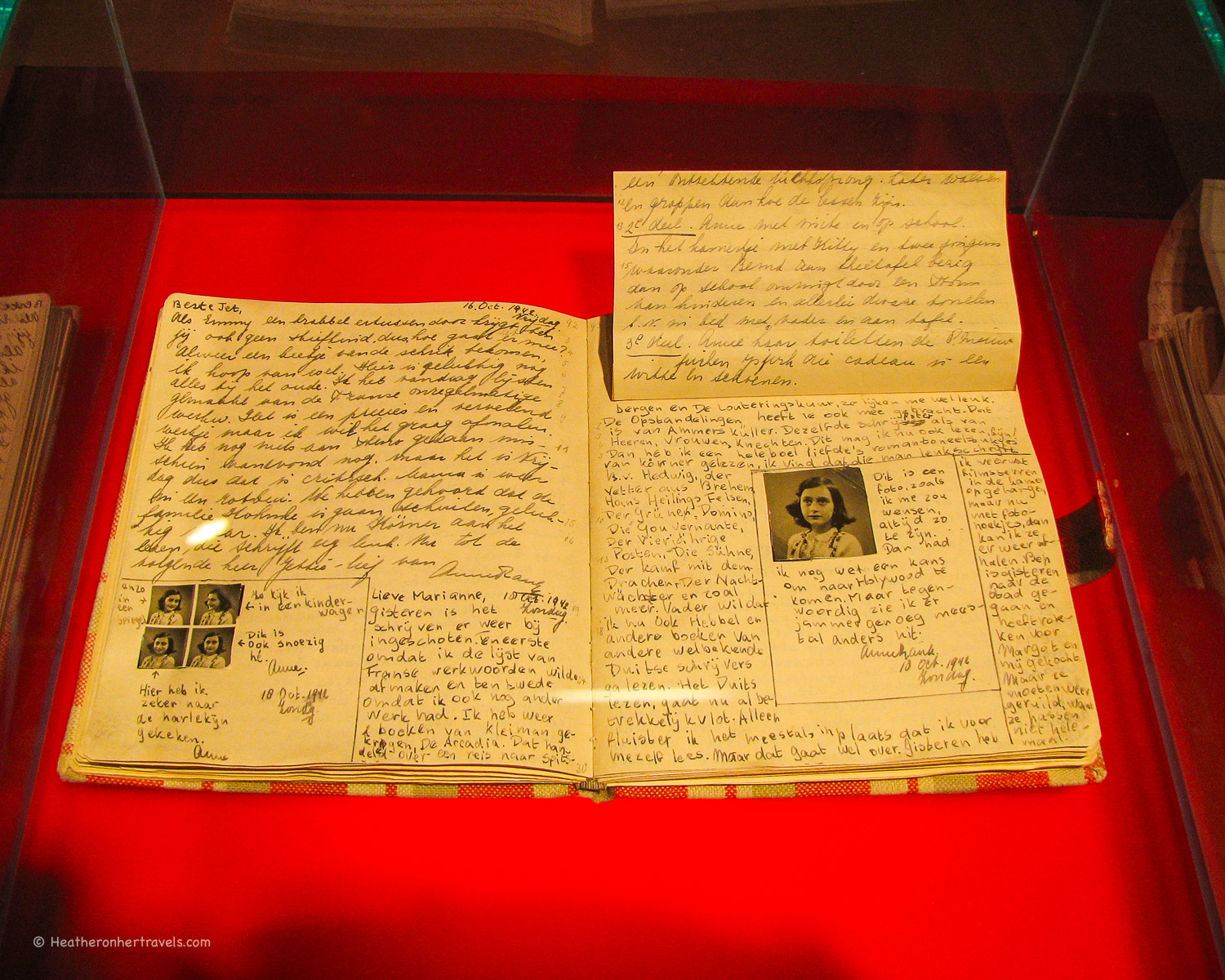 Picture of Anne Frank's diary