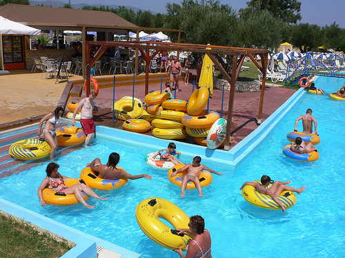 Water park at Zakynthos
