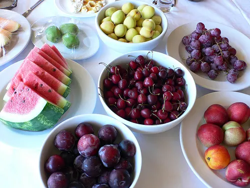 Fruit for desert in Lebanon