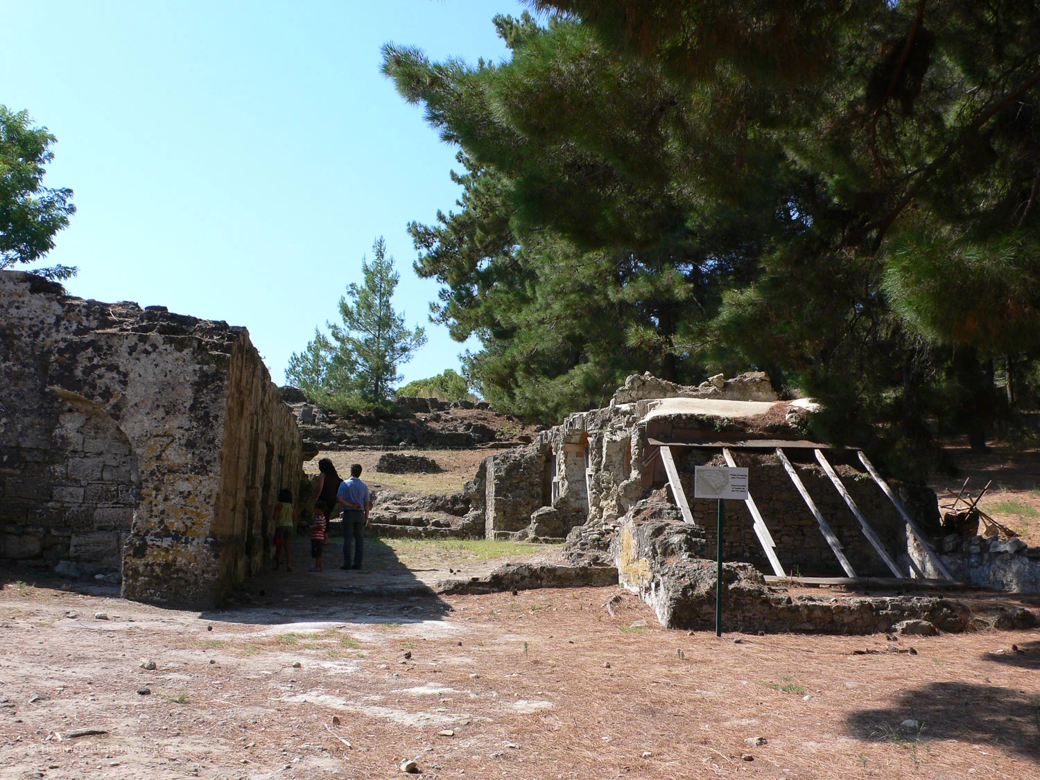 The Venetian fort above the Zante town Zakynthos