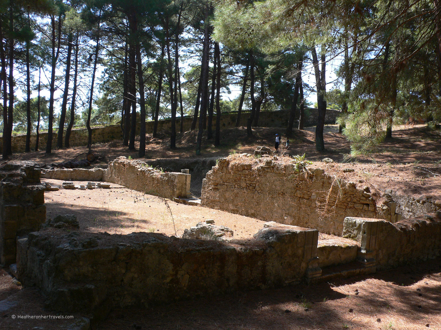 The Venetian fort above the Zante town Zakynthos