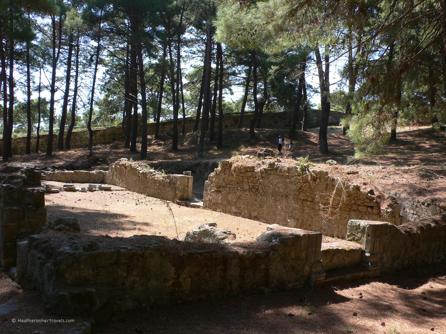 The Venetian fort above the Zante town Zakynthos