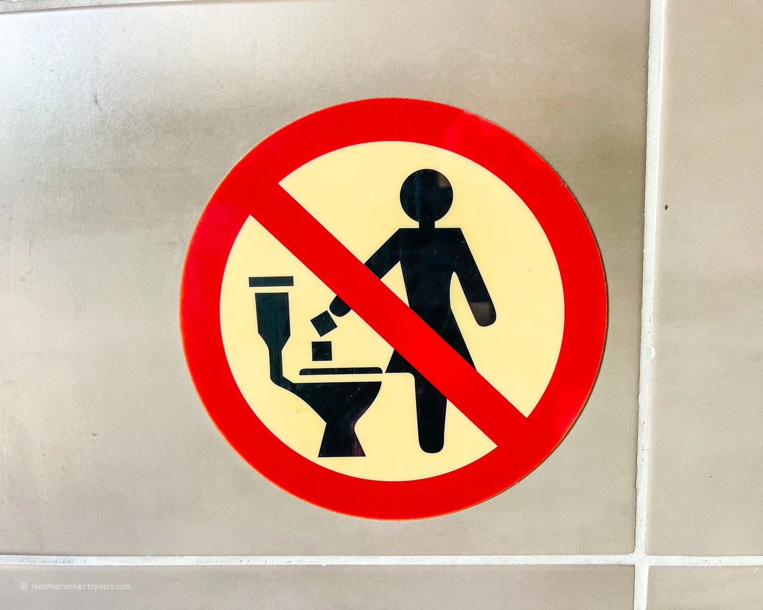 Greece Toilet paper sign!