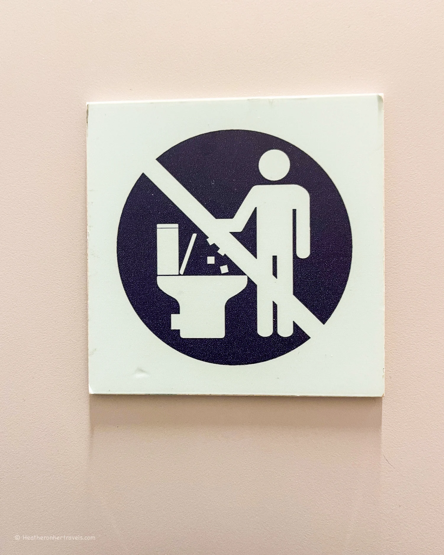 Greece Toilet paper sign!