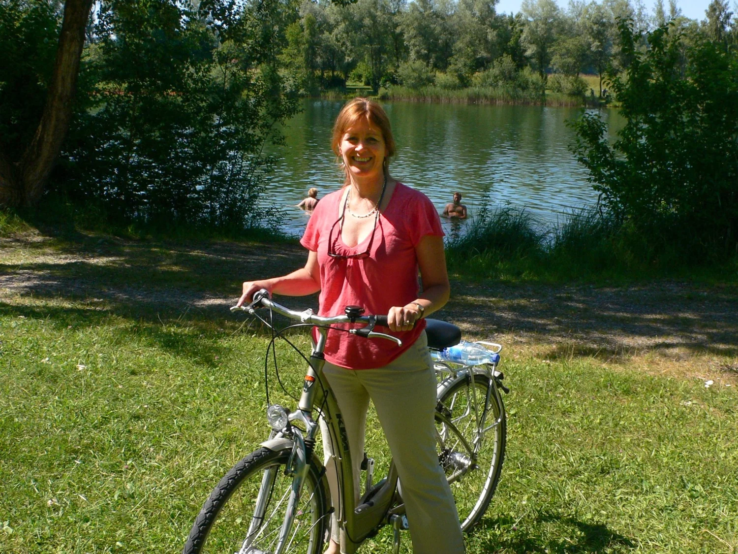 Lake at Perach near Altotting in Bavaria, Germany Photo Heatheronhertravels.com