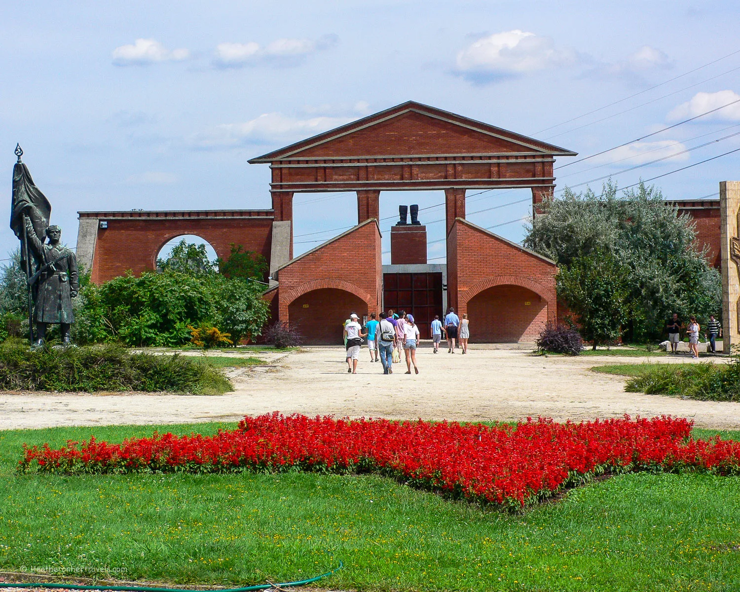At Memento Park near Budapest