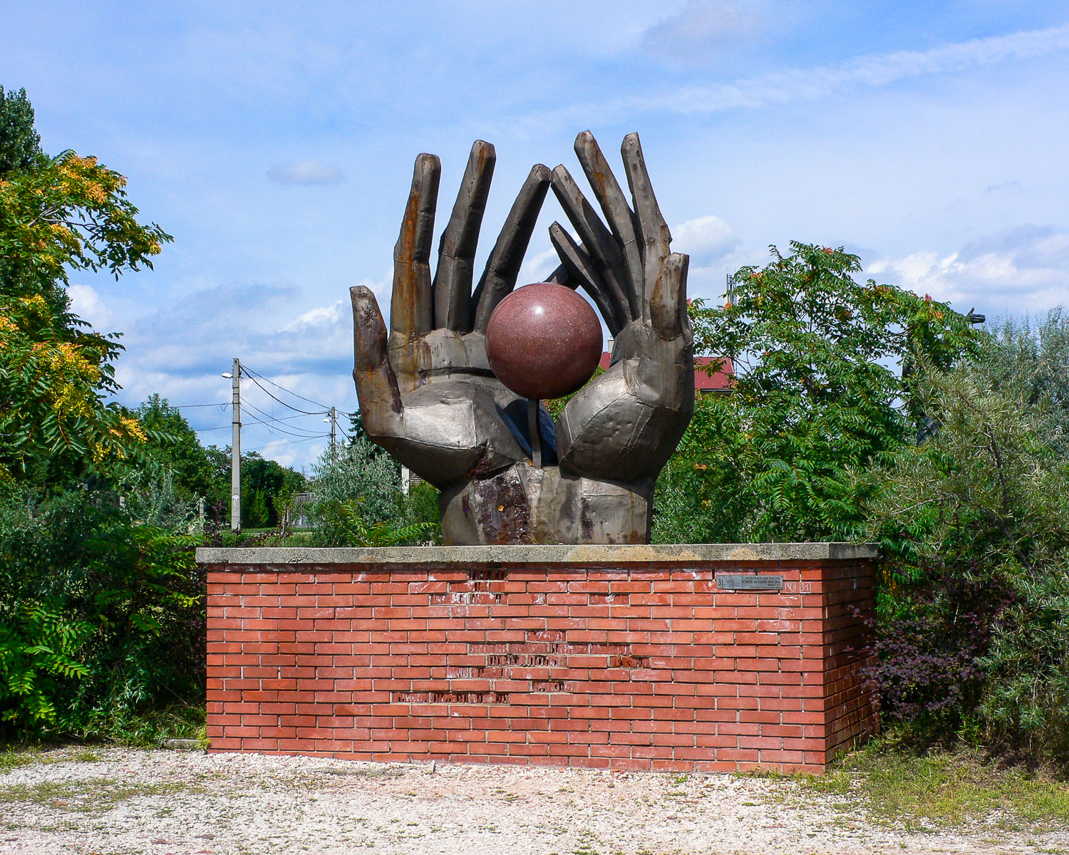 At Memento Park near Budapest