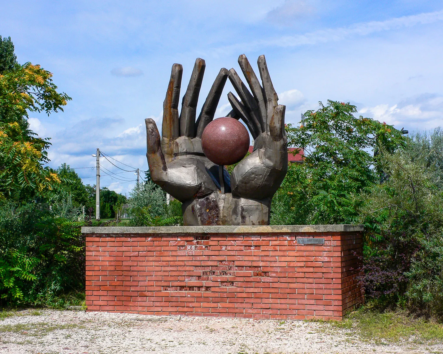 At Memento Park near Budapest