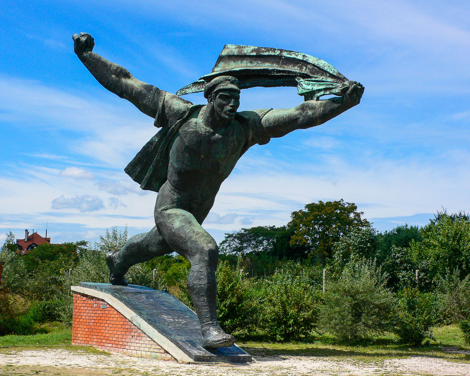 At Memento Park near Budapest