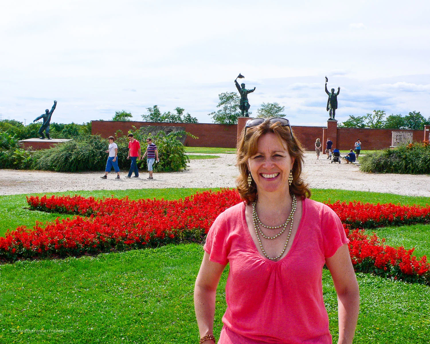 At Memento park outside Budapest, Hungary
