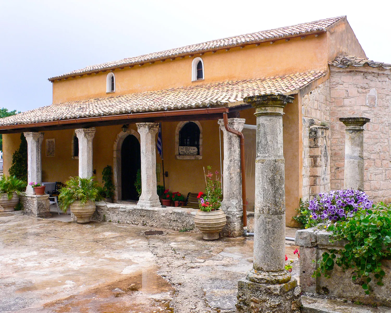 St Denis Monastery or Theotokos Anafonitria, Zakynthos, Greece