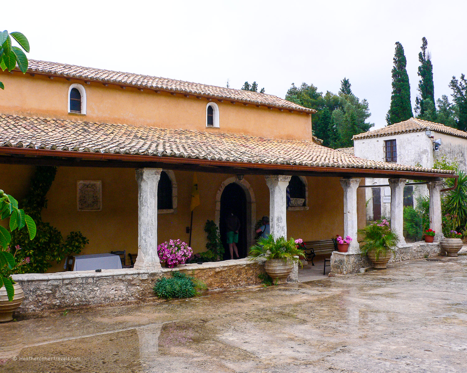 St Denis Monastery or Theotokos Anafonitria, Zakynthos, Greece