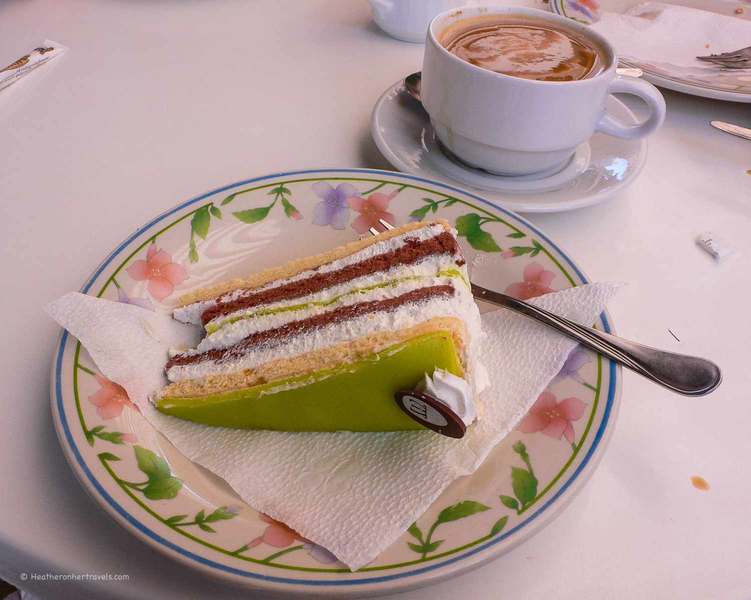 Cake at the marzipan museum at Keszthely, Hungary