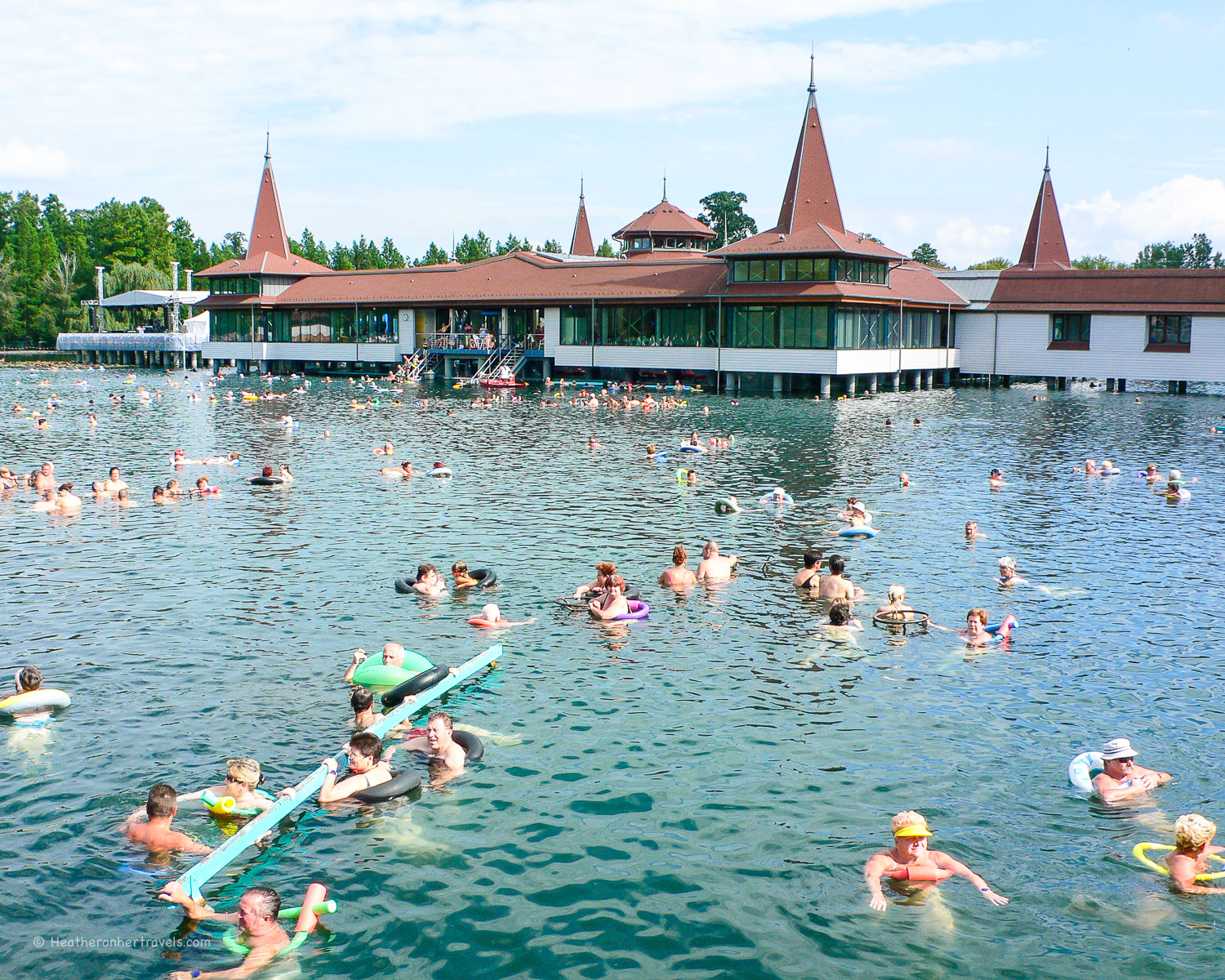 Thermal Lake at Hévíz, Hungary