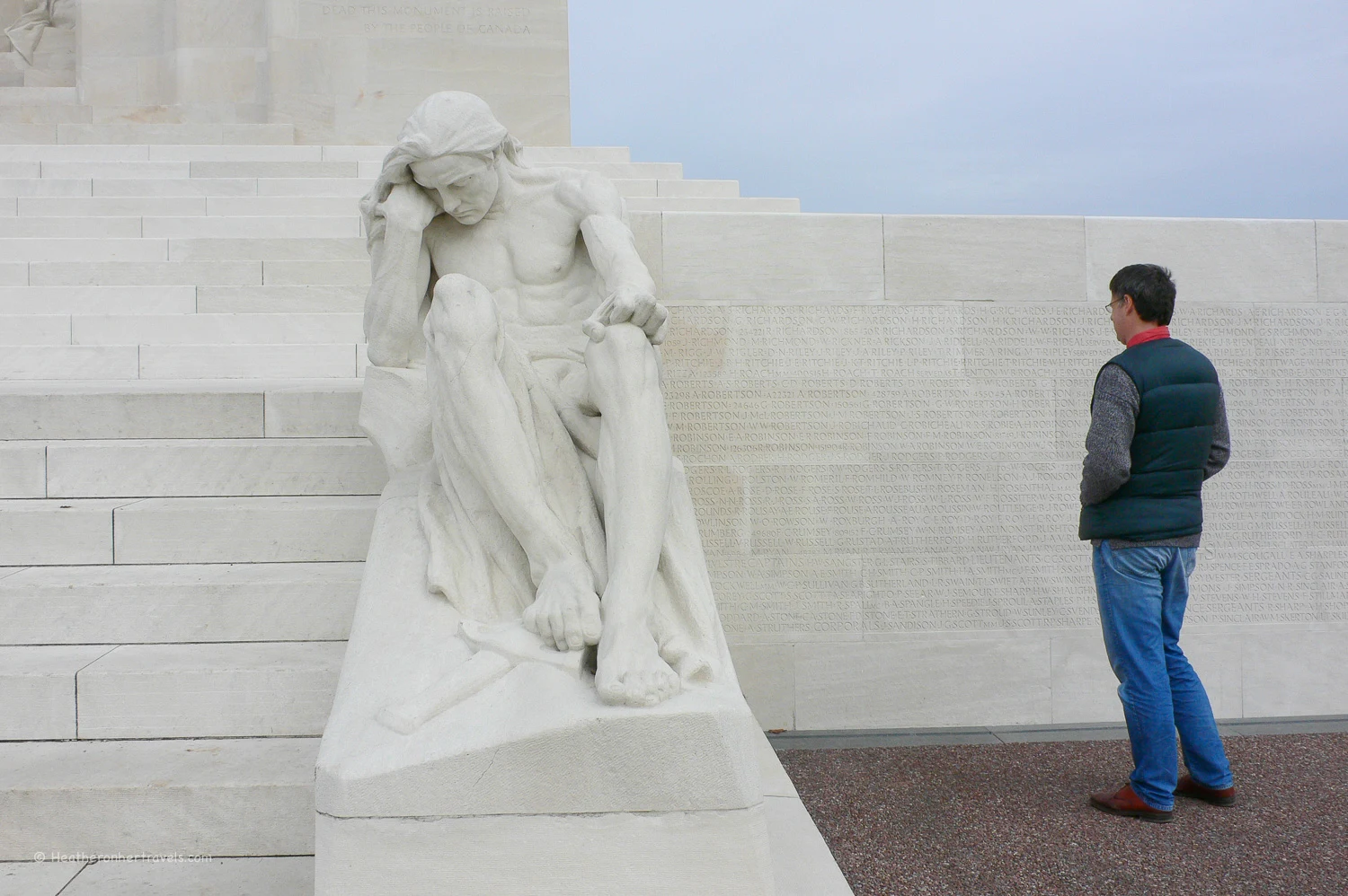 Vimy Ridge memorial, near Arras, France