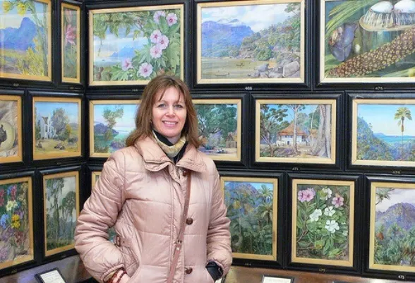 Paintings in the Marianne North Gallery at Kew