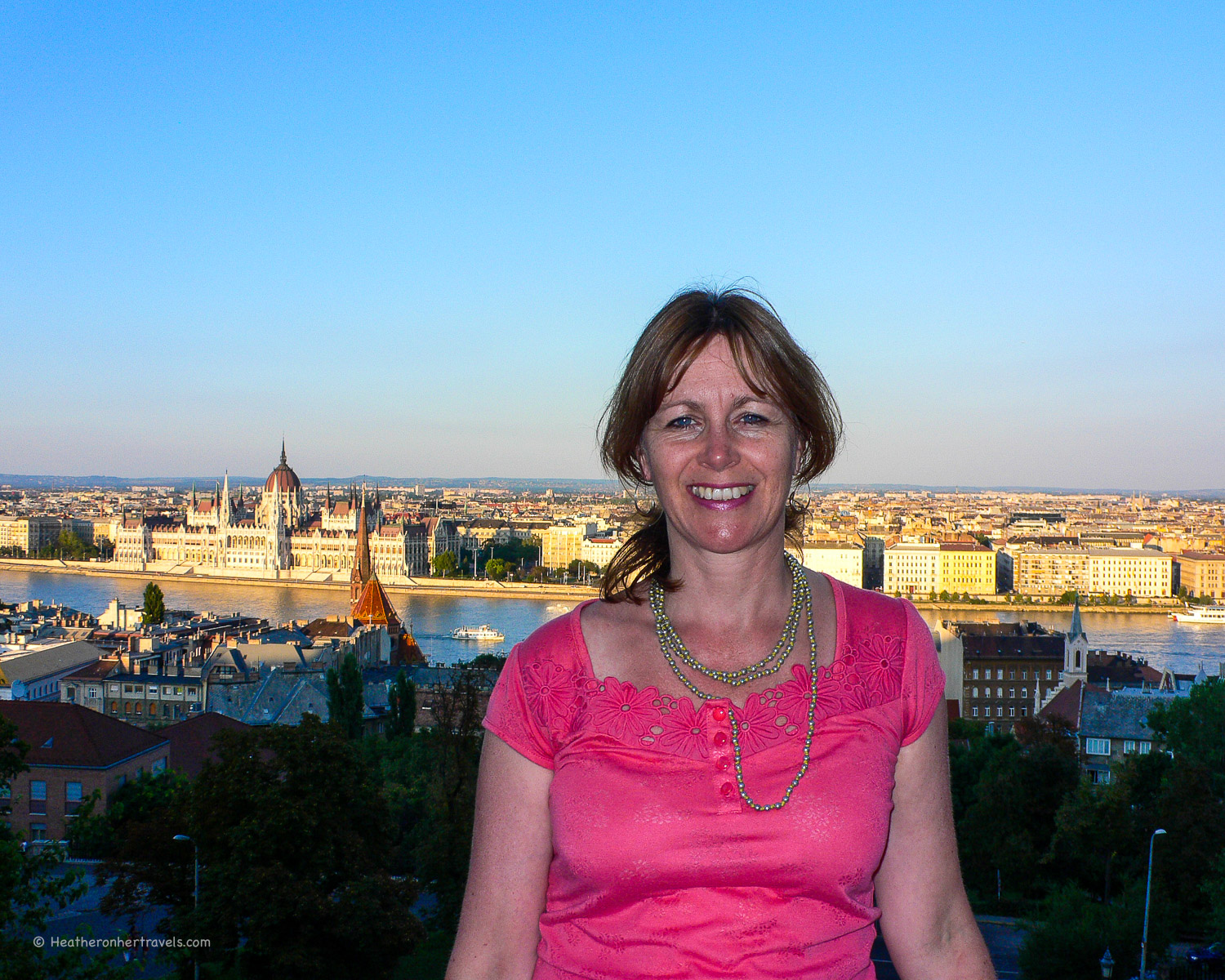 View from the Fishermen's bastion in Budapest