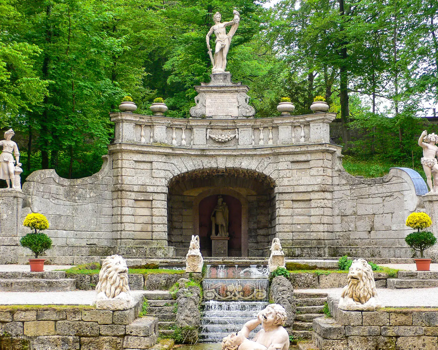 Fountain at Schloss Hellbrunn, Salzburg