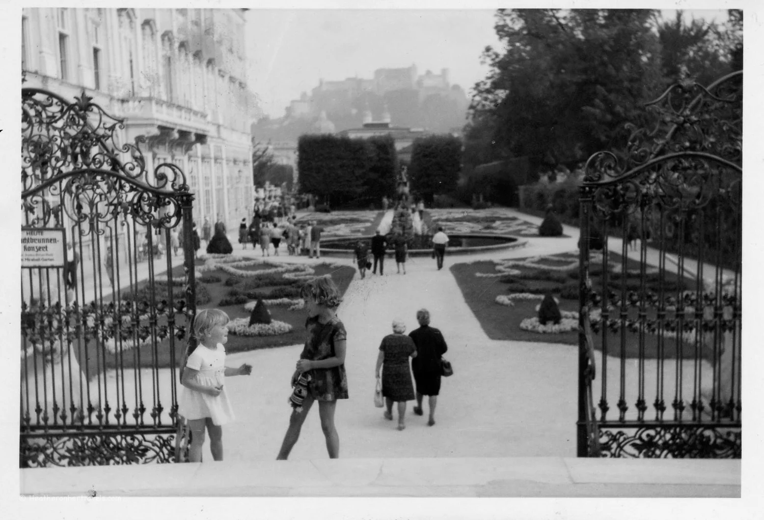 Mirabell Gardens Salzburg 1967