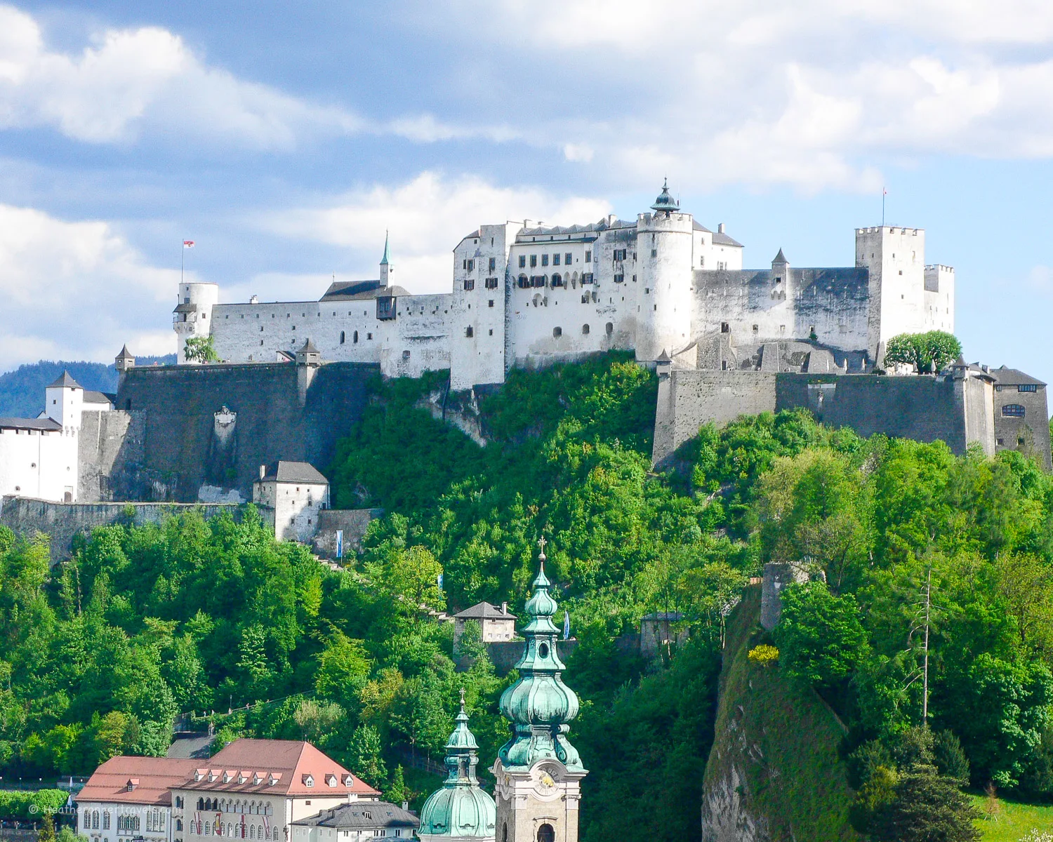 The Hohensalzburg Fortress in Salzburg