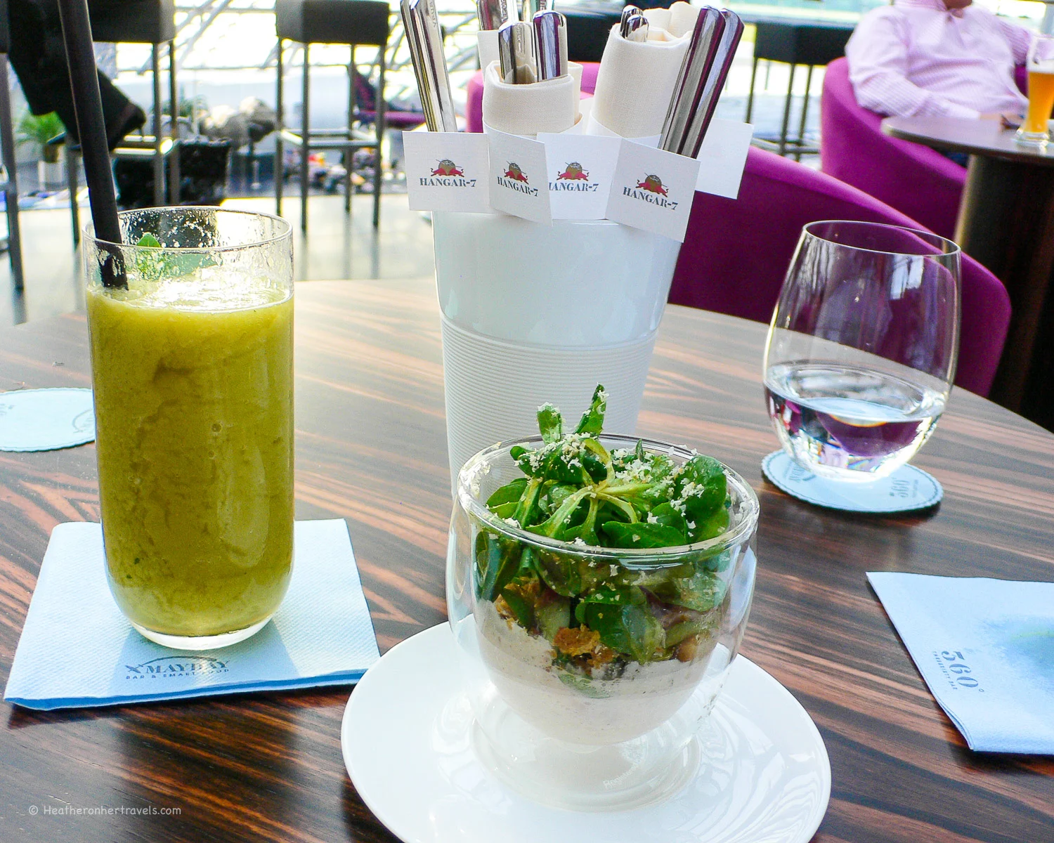 Smart Food at Maybar in Hangar 7 in Salzburg