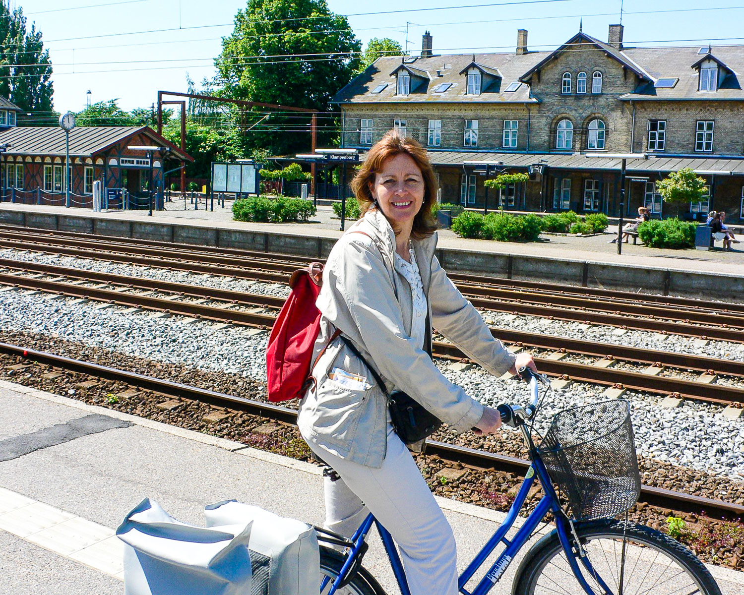 Bike at Klambenborg station, Copenhagen