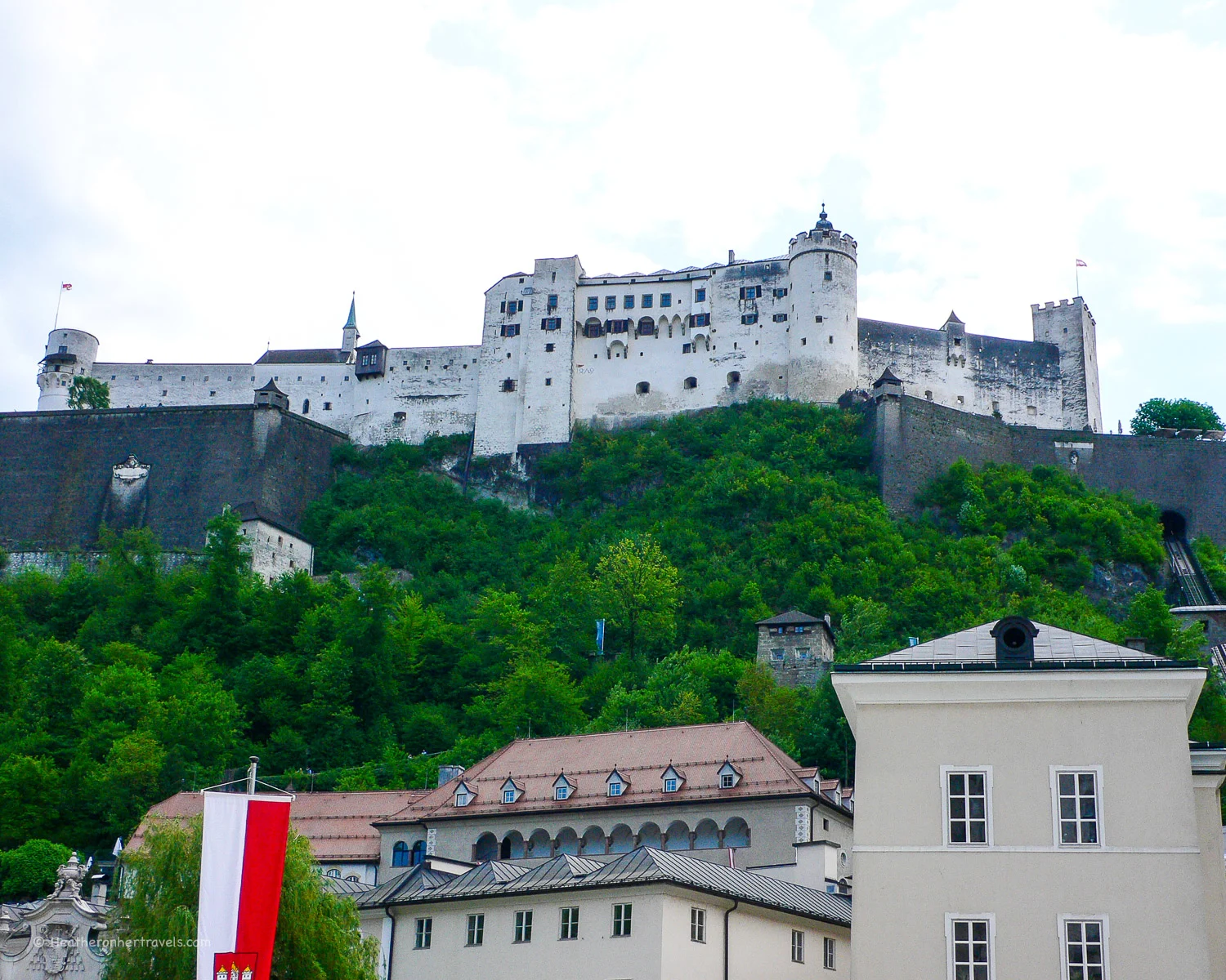 Hohensalzburg Fortress in Salzburg Photo by Heatheronhertravels.com