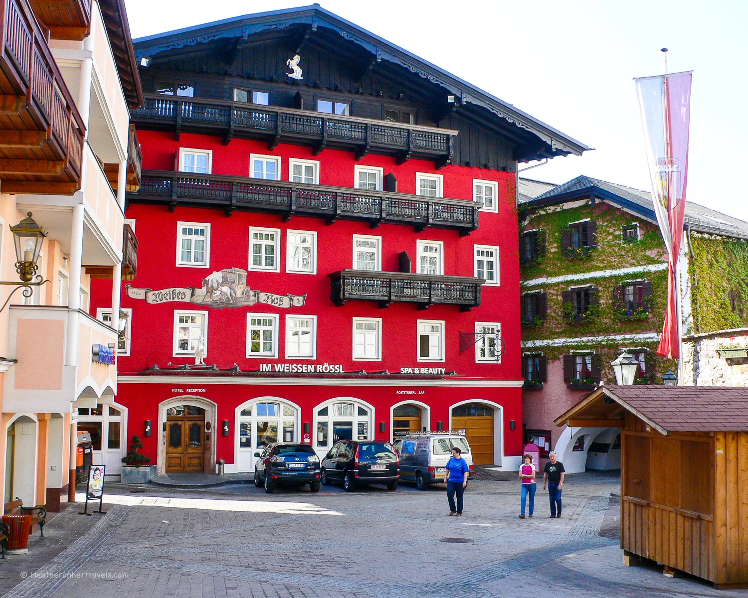 Hotel Weissen Rössl at St Wolfgang in Austria