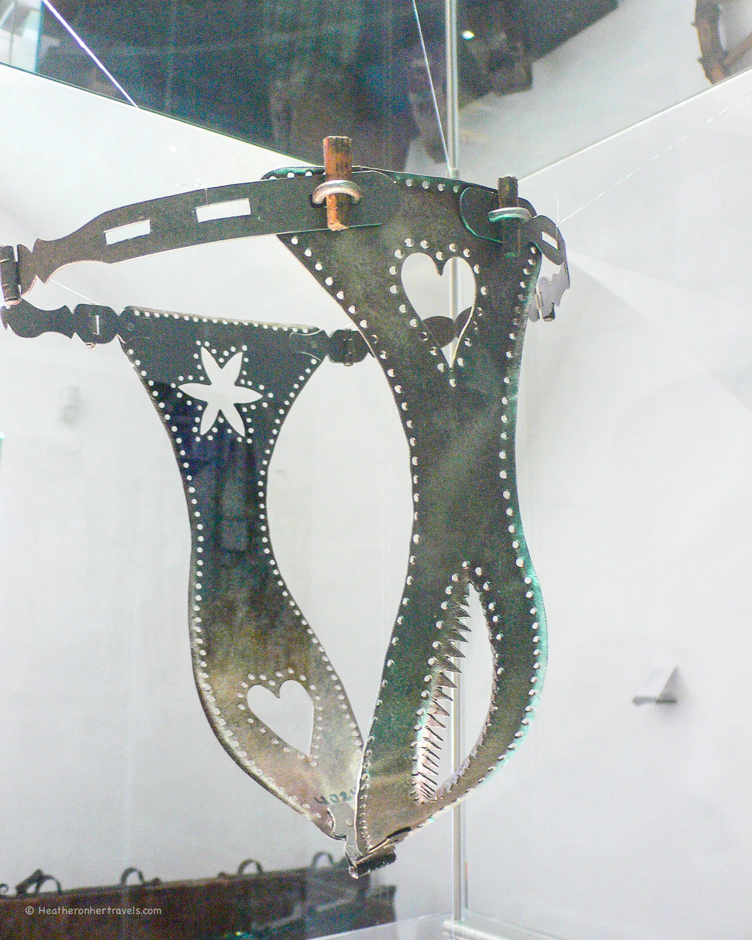 Spiky underwear in the Hohensalzburg Fortress in Salzburg Photo by Heatheronhertravels.com