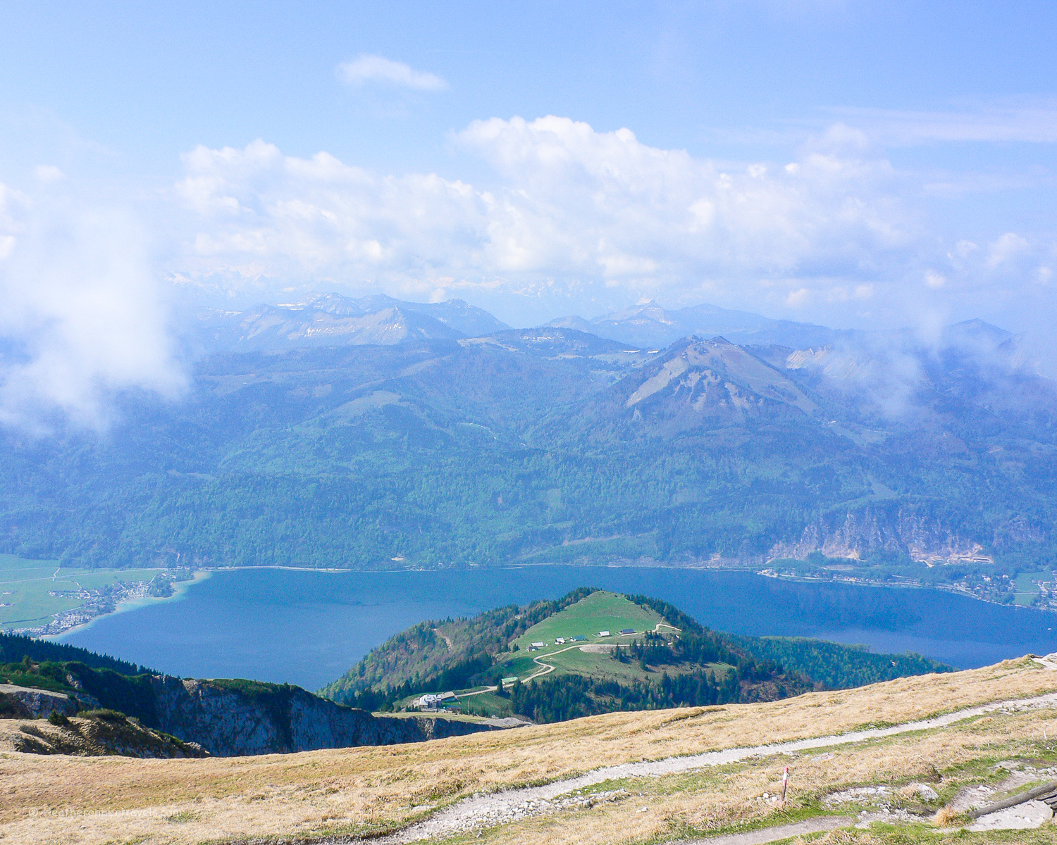 Views from the Schafbergbahn steam train above Wolfgangsee - photo by Heatheronhertravels.com