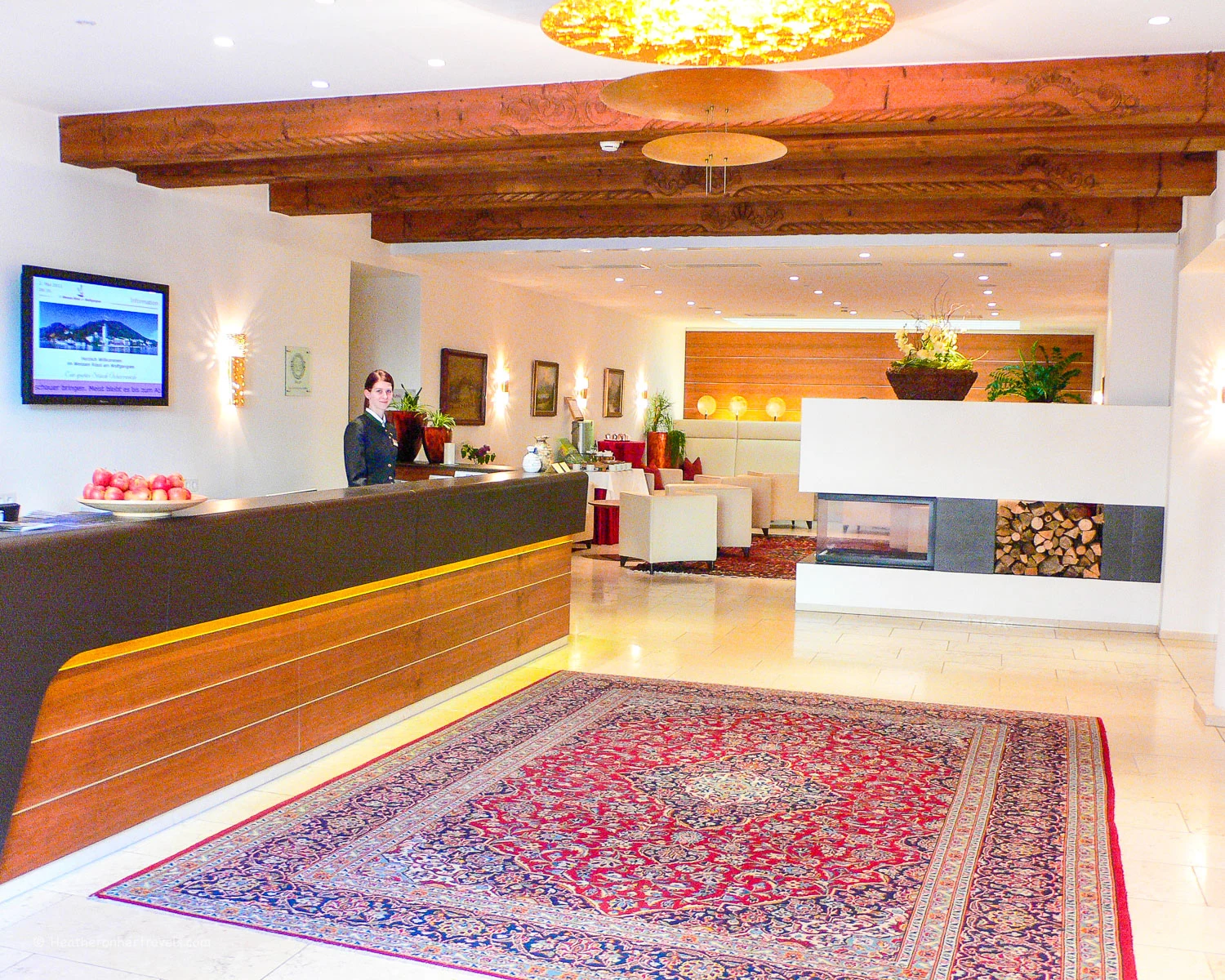 Hotel Weissen Rössl at St Wolfgang in Austria