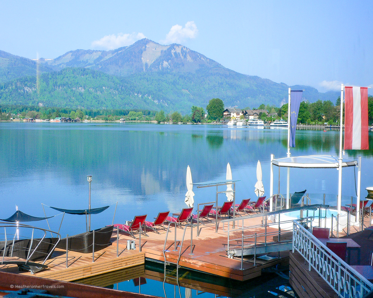 Hotel Weissen Rössl at St Wolfgang in Austria
