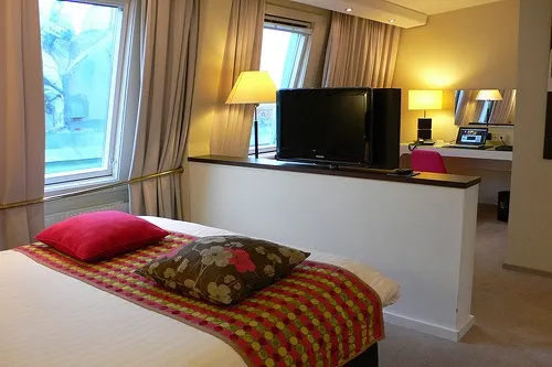 Bedroom at Elite Plaza hotel, Gothenburg, Sweden Photo: Heatheronhertravels.com