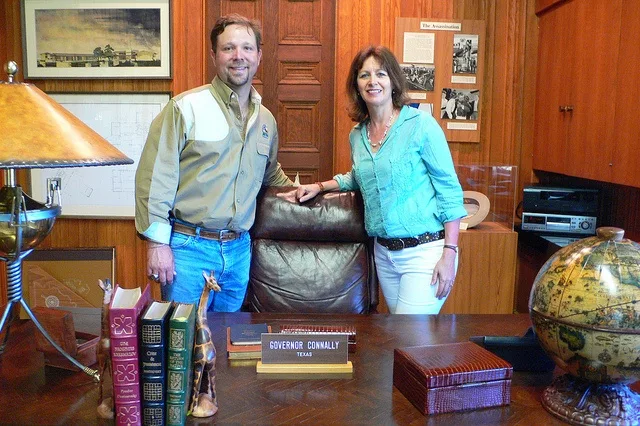 Bubba Ammann & Heather Cowper at Picosa Ranch Photo: Heatheronhertravels.com