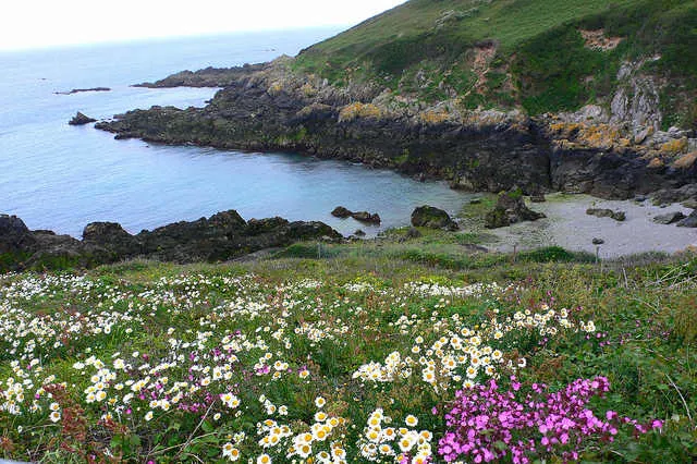 Nr Jerbourg Point on Guernsey Photo: Heatheronhertravels.com