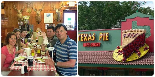 Left: Black's BBQ in Lockhart Right: Texas Pie Company, Kyle Photo: Heatheronhertravels.com
