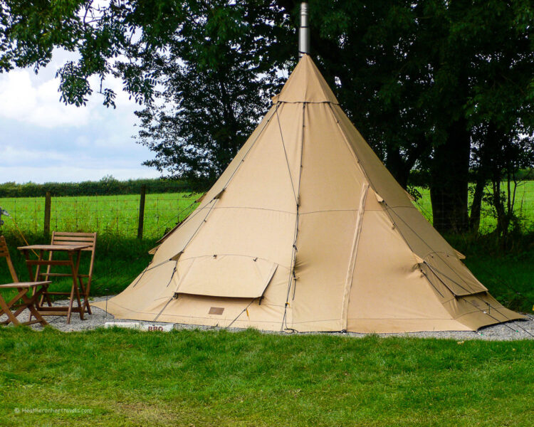 Tipi at Woodovis Park, Devon