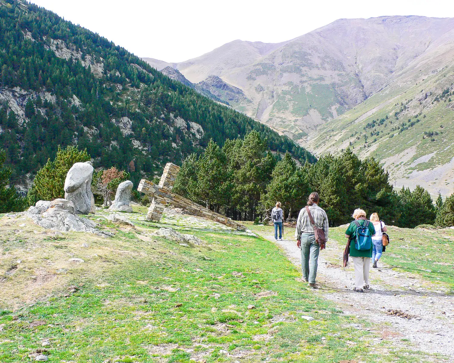 Walking in the Vall de Núria, Pyrenees, Spain