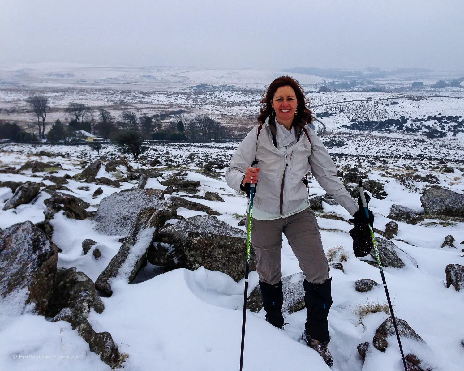 The view from Crockern Tor on Dartmoor, Devon