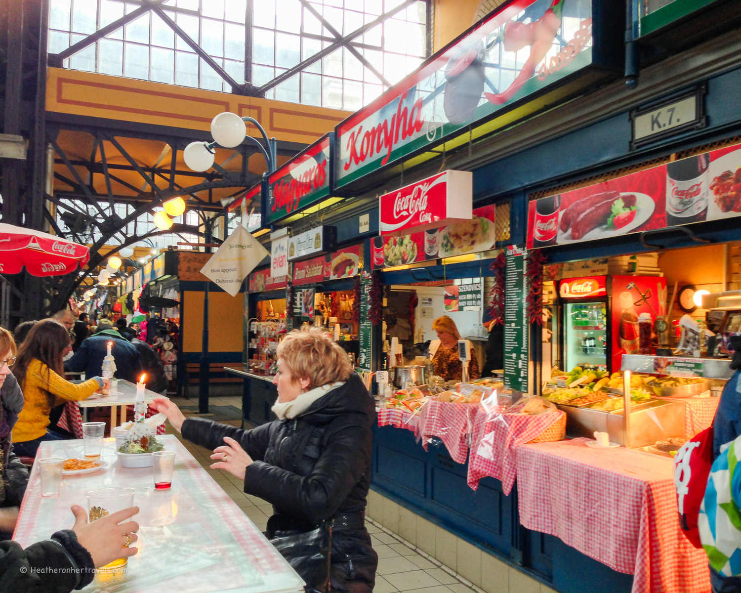 Central Market, Budapest Copyright Heatheronhertravels