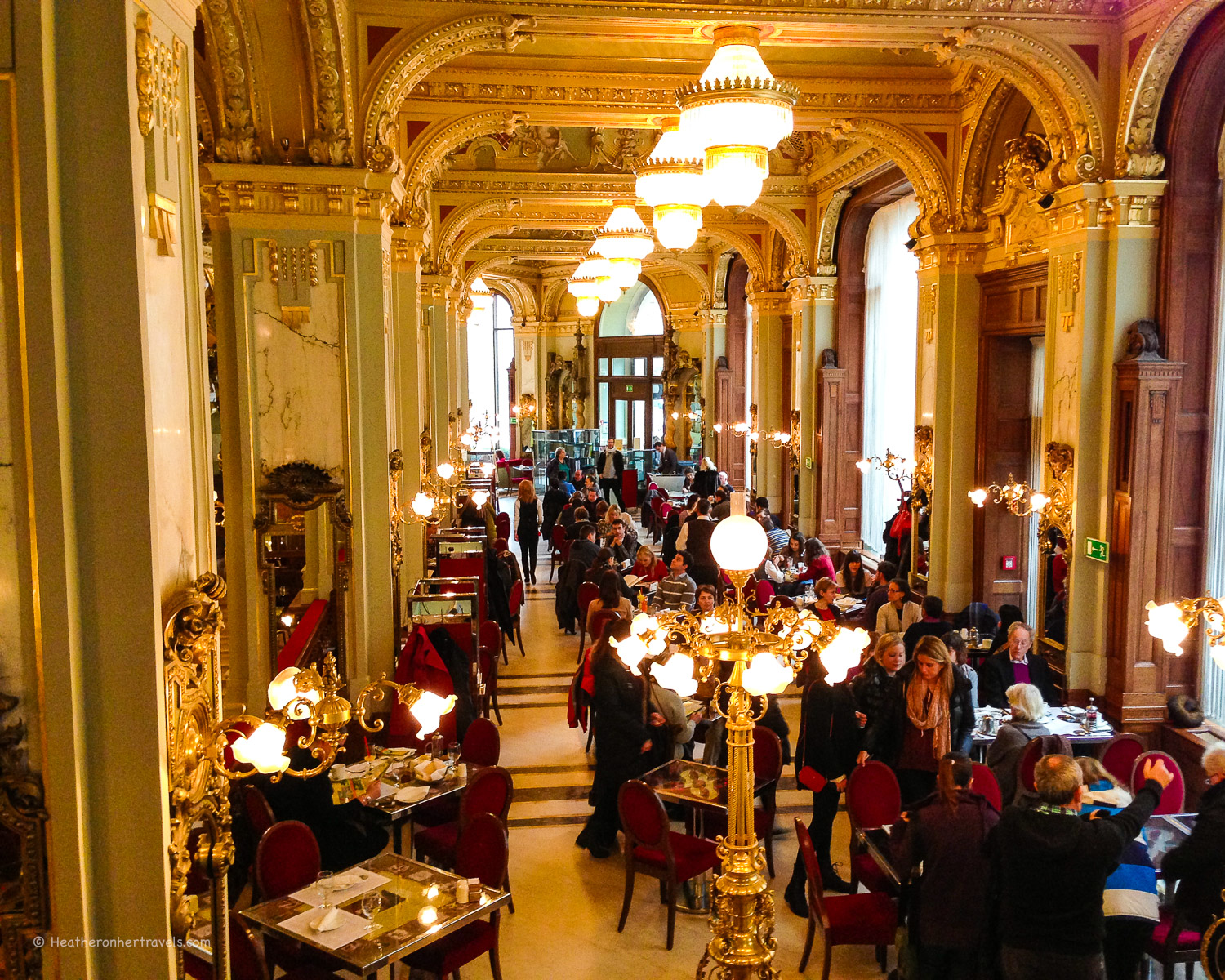 New York Cafe, Budapest Copyright Heatheronhertravels