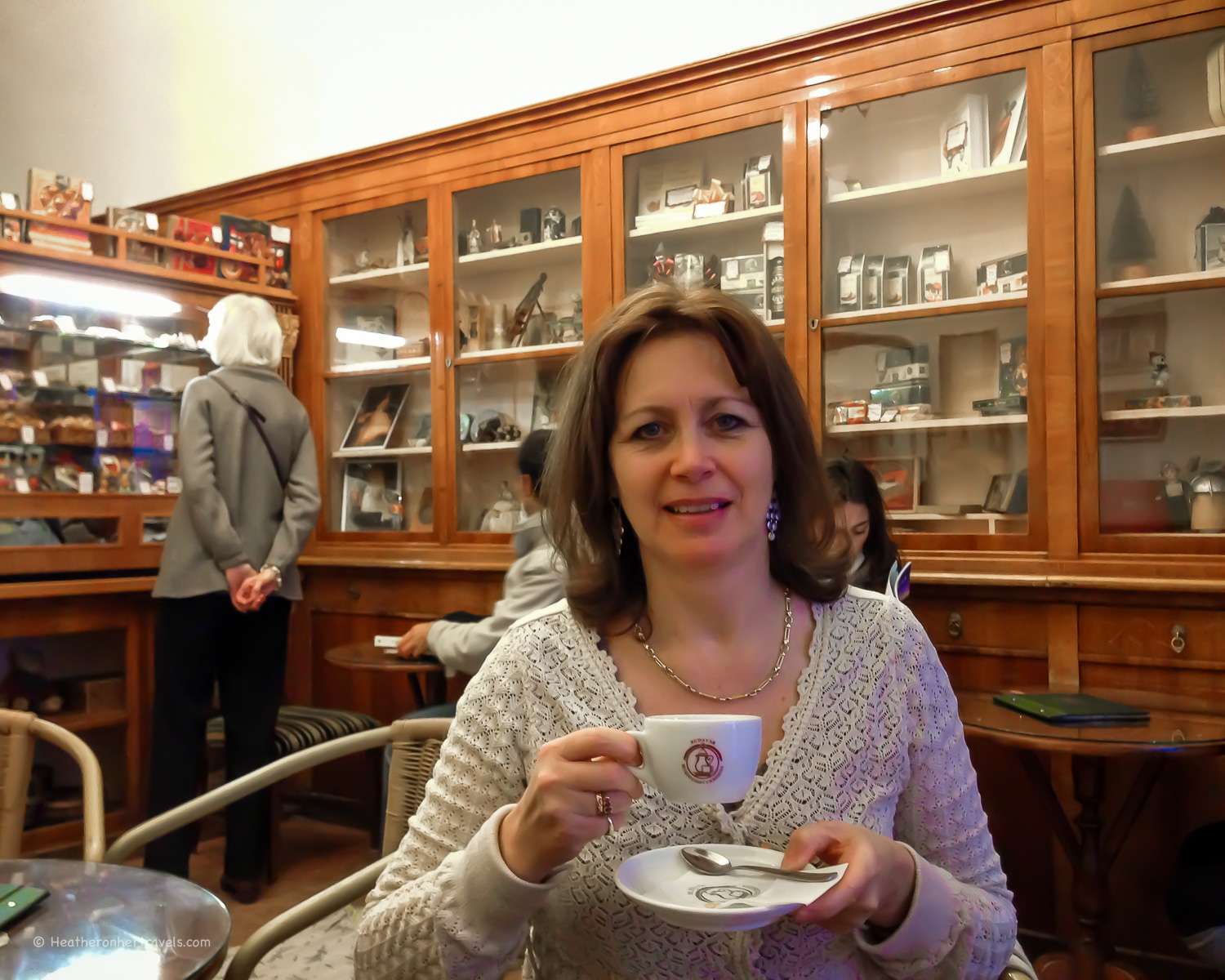 Ruszwurm Cukraszda in Budapest Copyright Heatheronhertravels