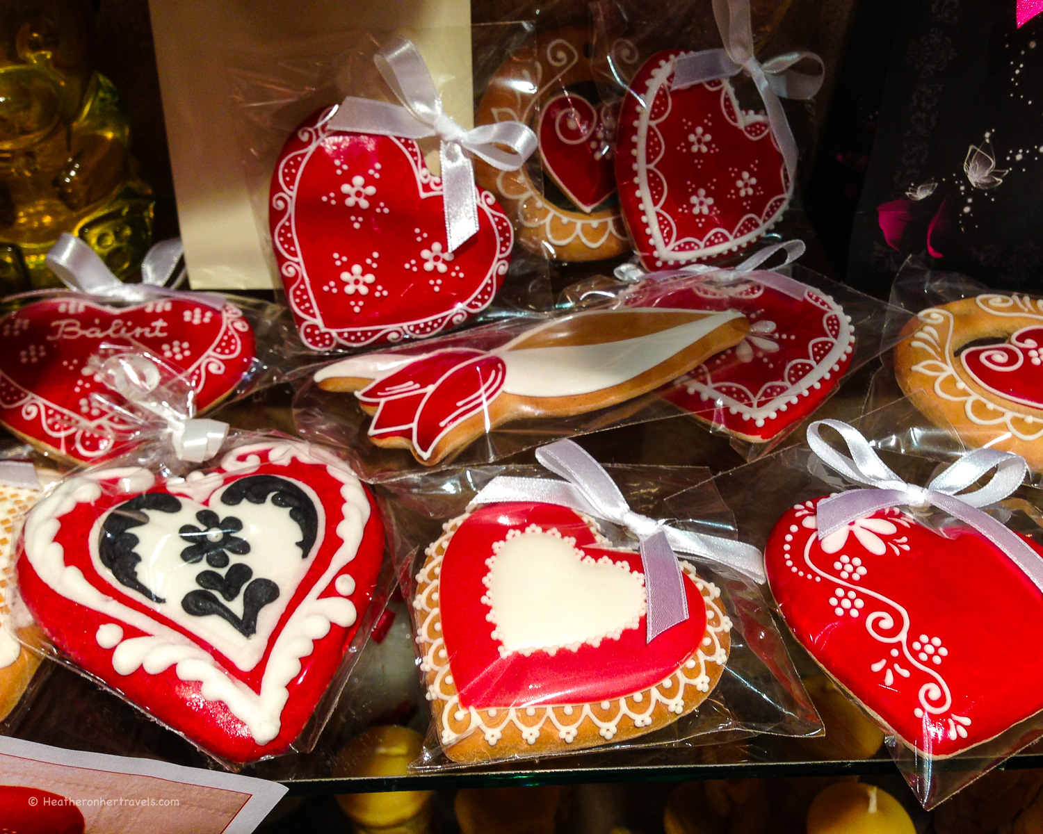 Heart biscuits in Budapest