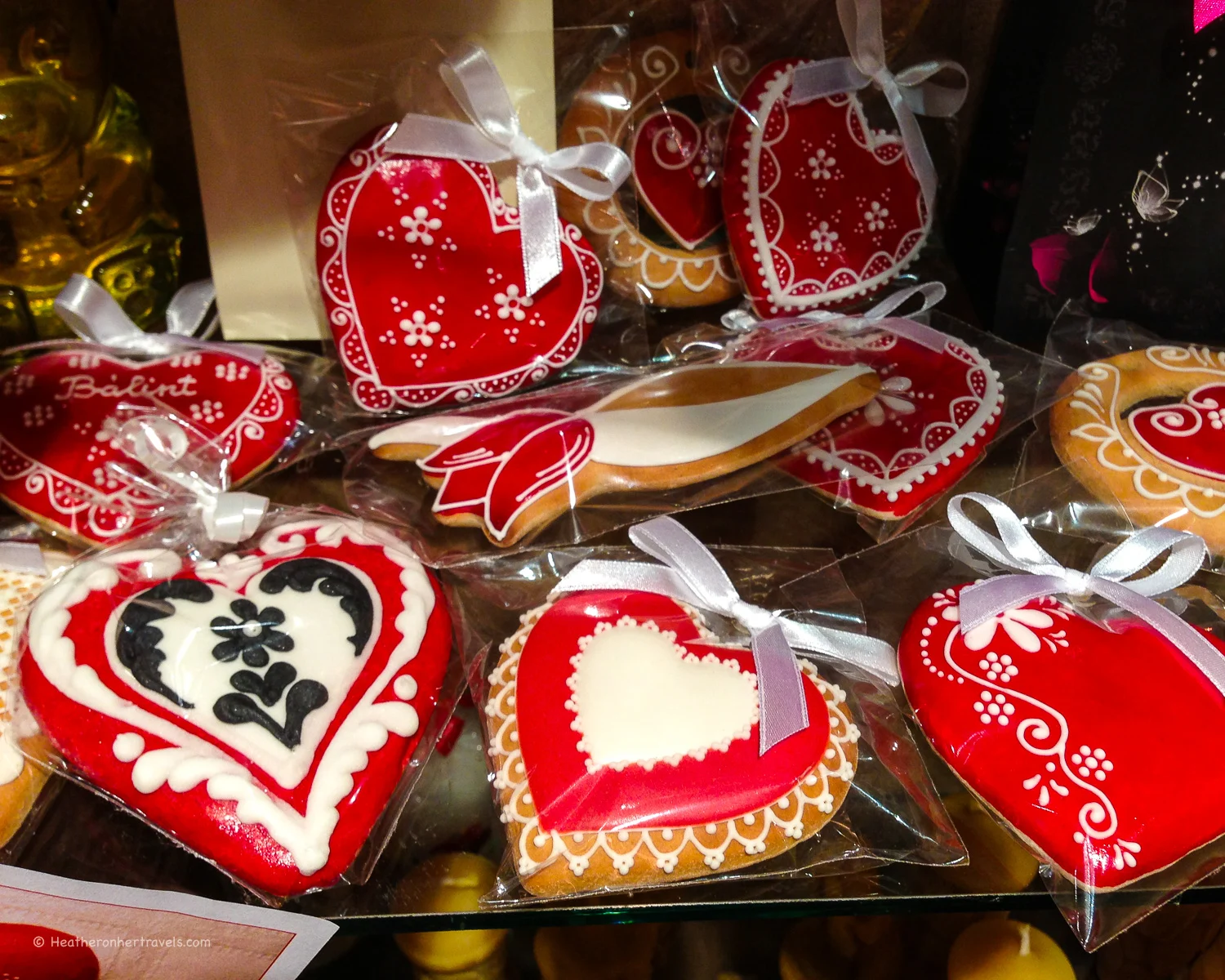 Heart biscuits in Budapest