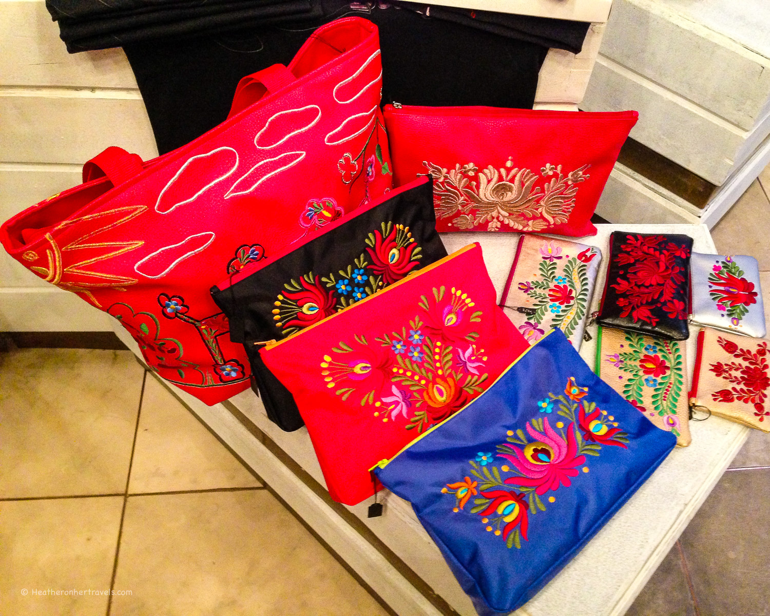 Souvenirs at Fian Koncept, folk art in Budapest