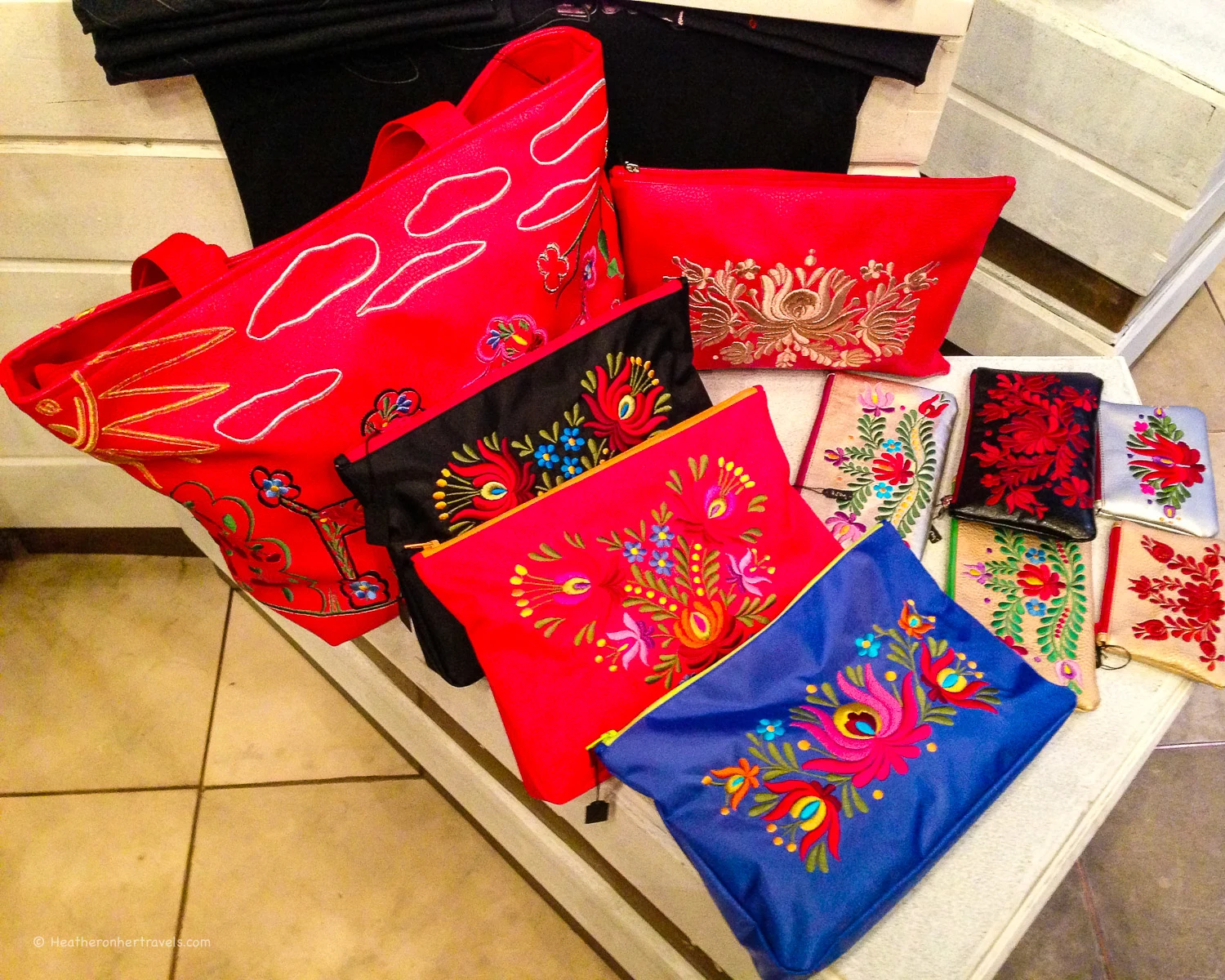 Souvenirs at Fian Koncept, folk art in Budapest