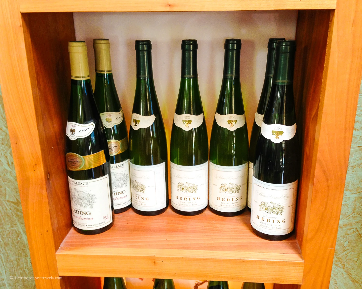 Wines produced by the Hering Vineyard in Alsace