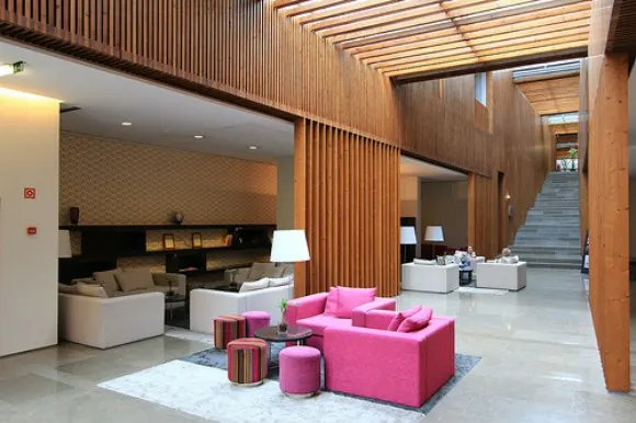 The main atrium of Inspira Santa Marta Hotel, Lisbon Photo: www.oneika-the-traveller.com