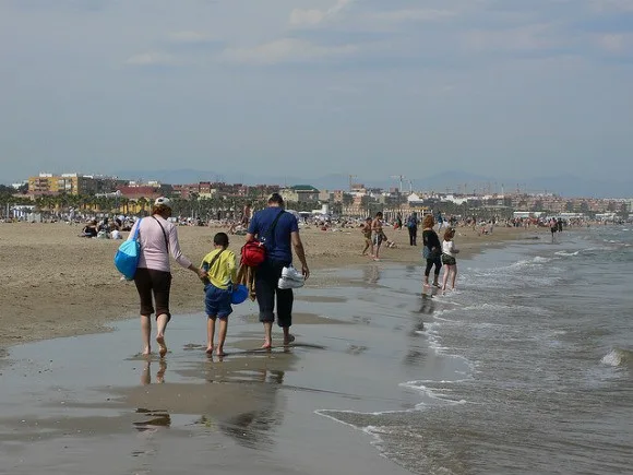 Las Arenas beach, Valencia Photo: Heatheronhertravels.com