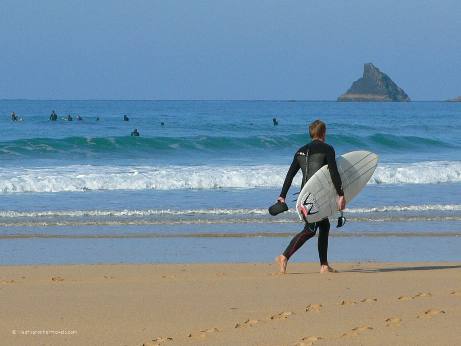Autumn surfing in Cornwall